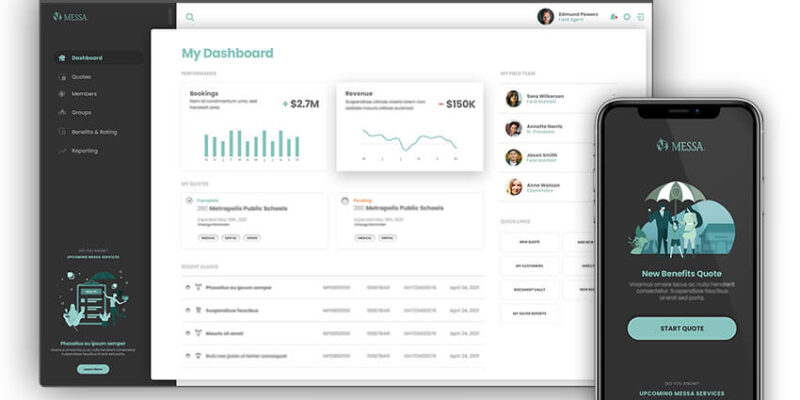Customizable web and mobile dashboards