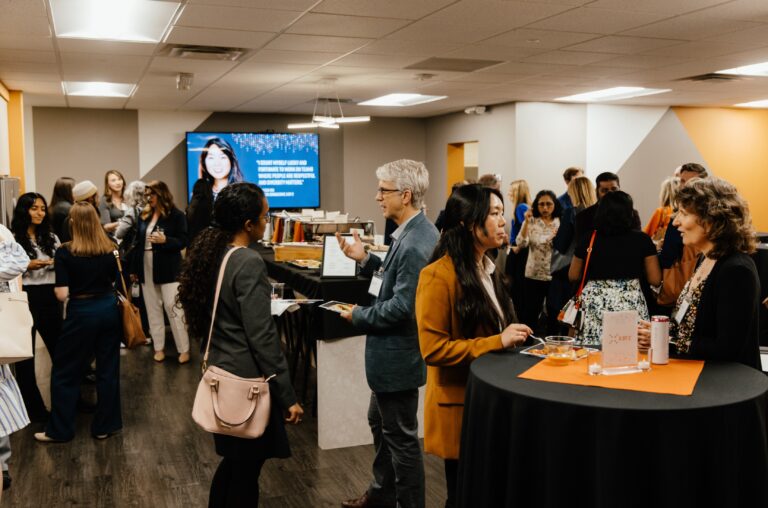 Members and guests network at MCWT ConnectNet, hosted by X by 2.
