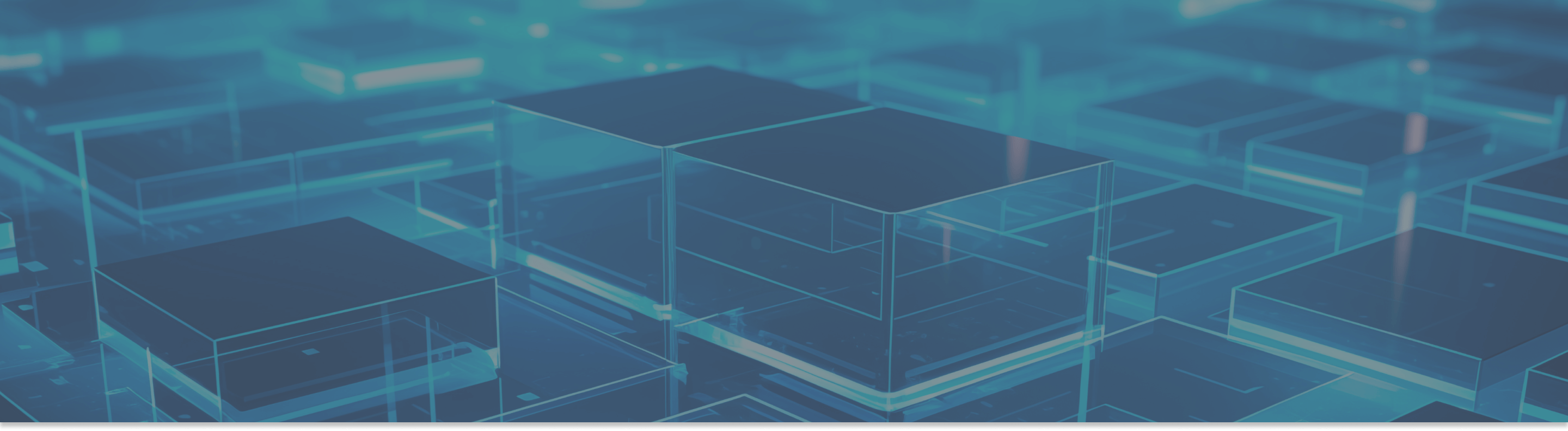 Abstract digital blocks, symbolizing strategy and architecture consulting for insurance and healthcare organizations.