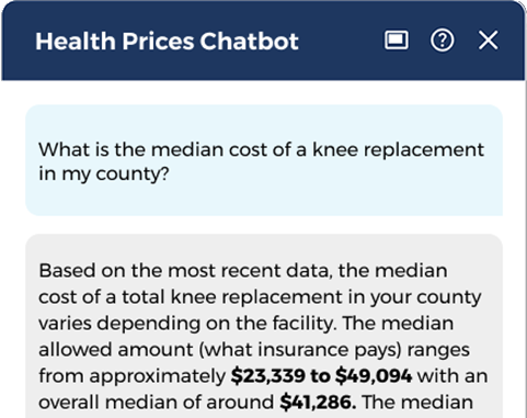 Health Prices Chatbot
